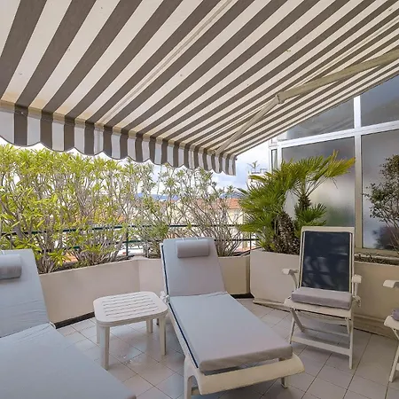 Le Cap St-charles - Spacieux Dernier Etage - Terrasses - Climatisation - Parking * Juan-les-Pins