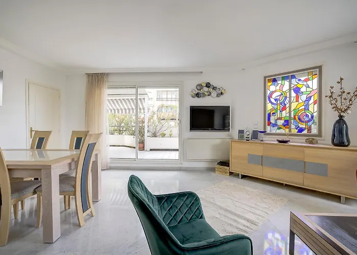 Le Cap St-charles - Spacieux Dernier étage - Terrasses - Climatisation - Parking Juan-les-Pins