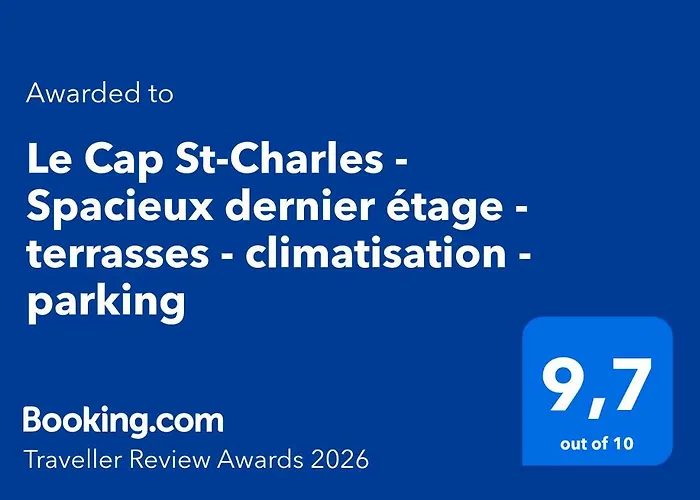 Le Cap St-charles - Spacieux Dernier étage - Terrasses - Climatisation - Parking Appartamento